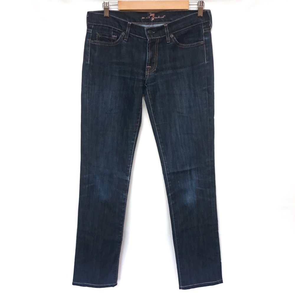 7 FOR ALL MANKIND Roxanne Boot Cut Dark Wash Jeans